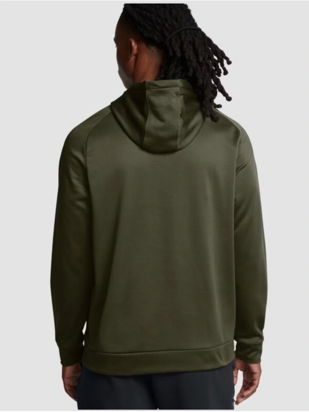 Under Armour Men's Fleece Big Logo Hoodie Marine OD Green size Small